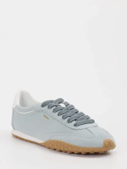 THE HOFF BRAND – Sneaker aus Veloursleder taubenblau