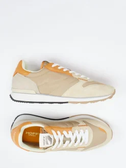 THE HOFF BRAND – Sneaker aus Textil und Veloursleder beige