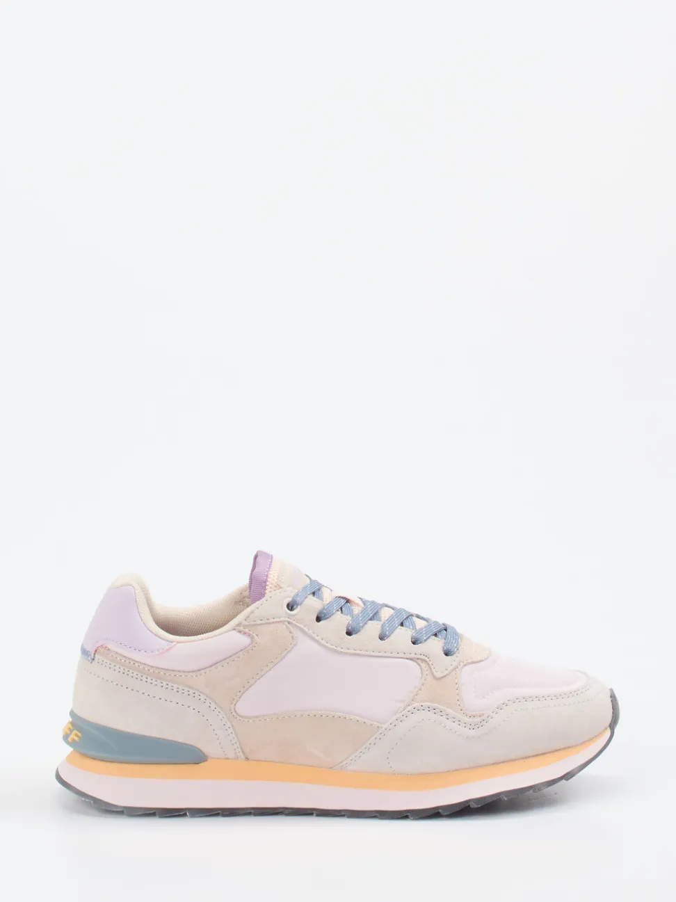 THE HOFF BRAND – Sneaker aus Veloursleder und Mesh Rosé