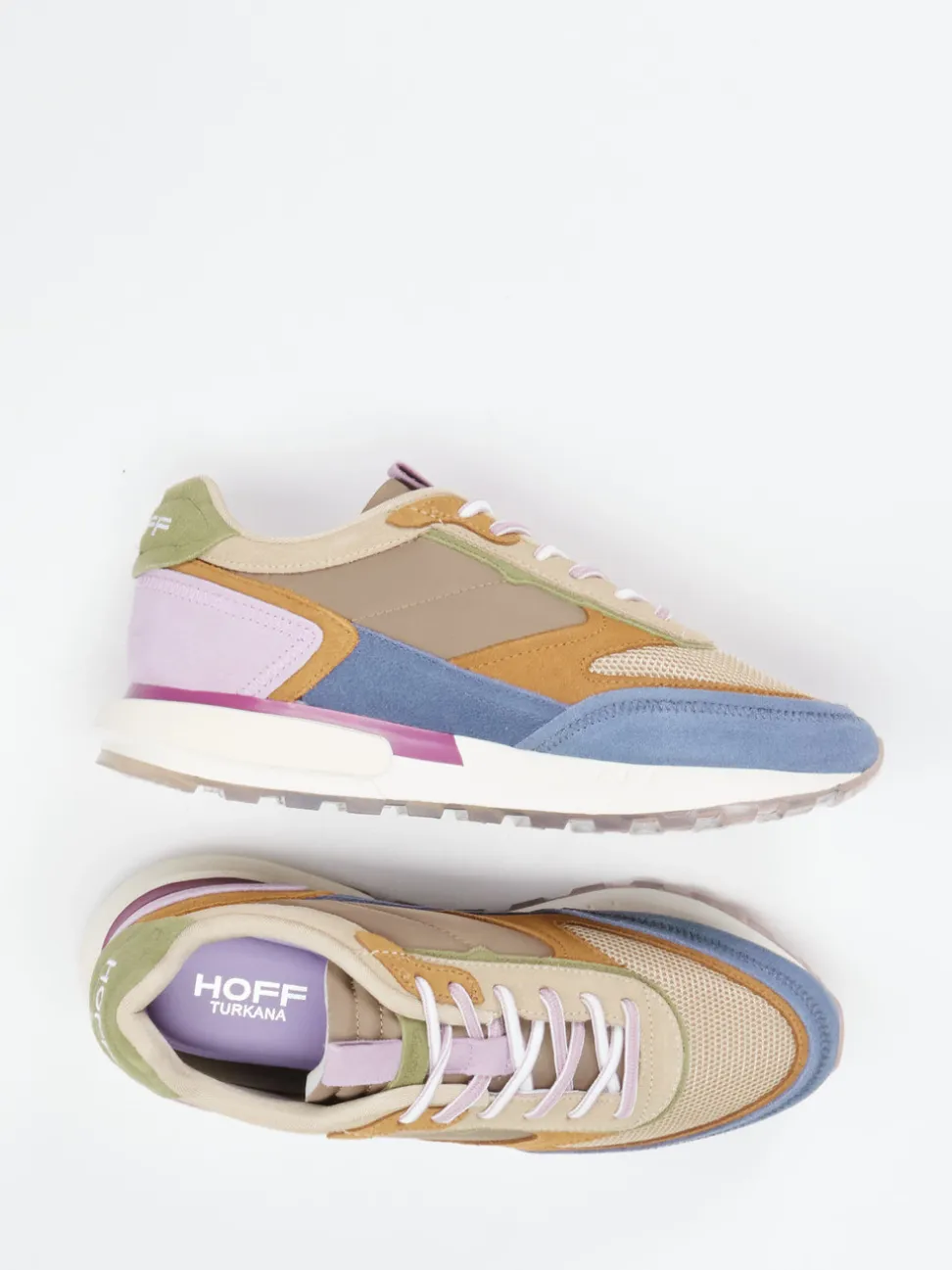 THE HOFF BRAND – Sneaker aus Veloursleder multicolor
