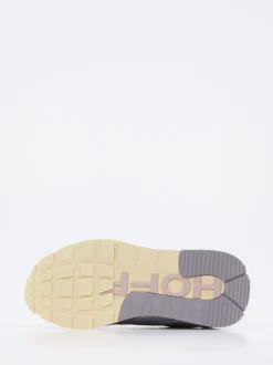 THE HOFF BRAND – Sneaker aus Metallic-Material silberfarben