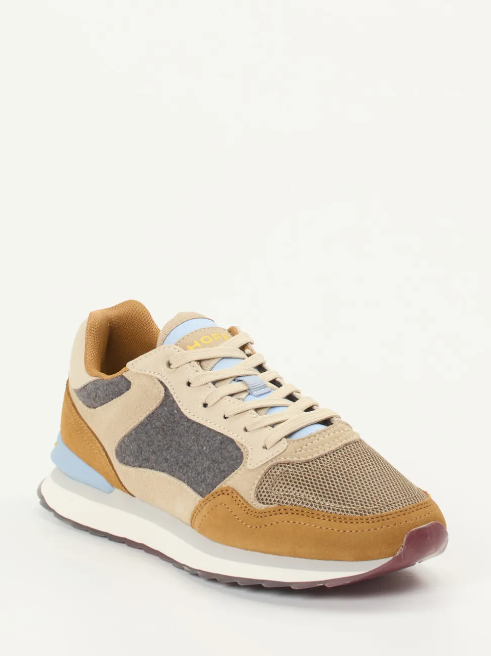 THE HOFF BRAND – Sneaker aus Veloursleder Beige
