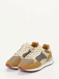 THE HOFF BRAND – Sneaker aus Veloursleder Beige