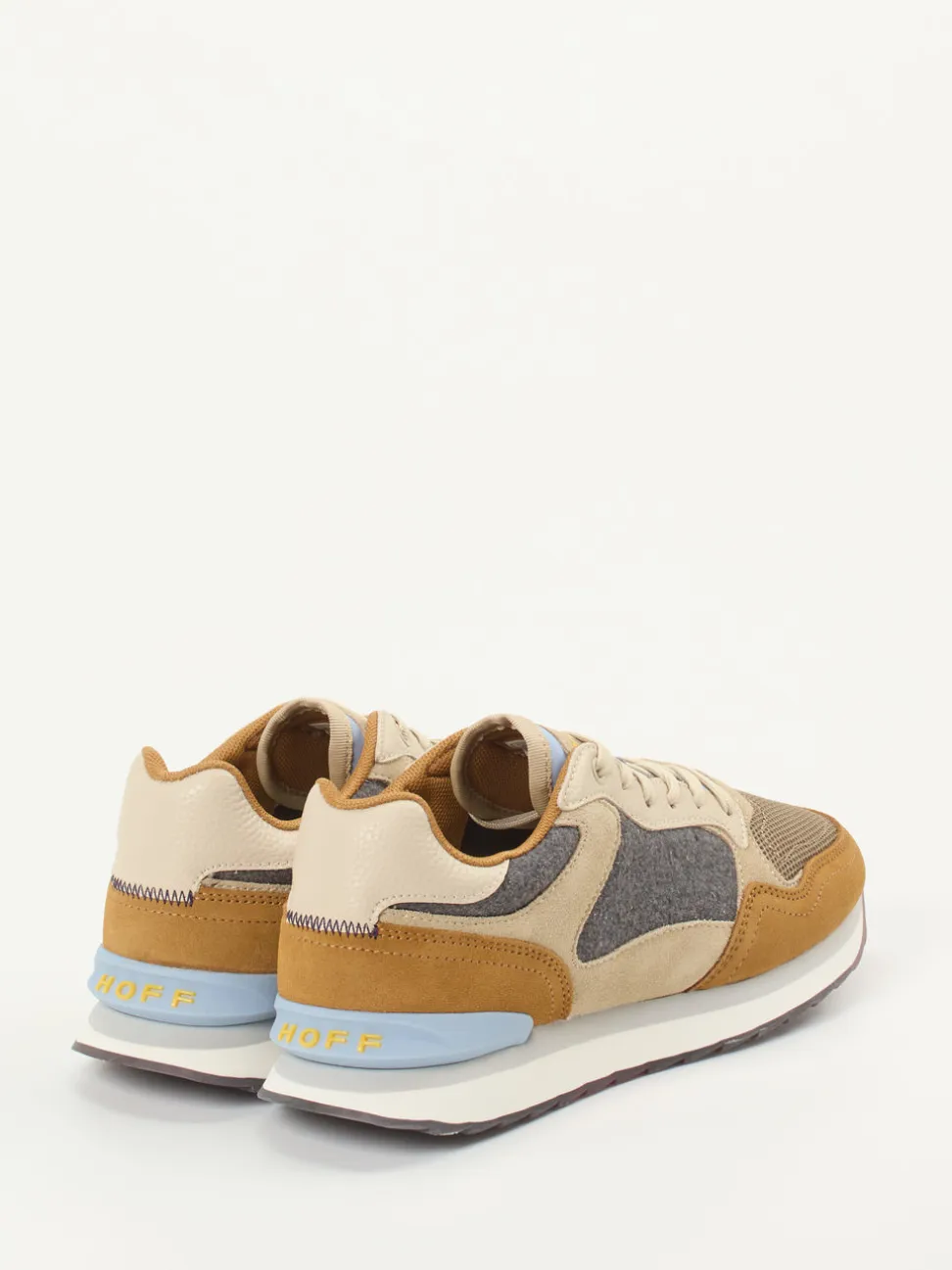 THE HOFF BRAND – Sneaker aus Veloursleder Beige