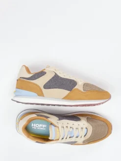 THE HOFF BRAND – Sneaker aus Veloursleder Beige