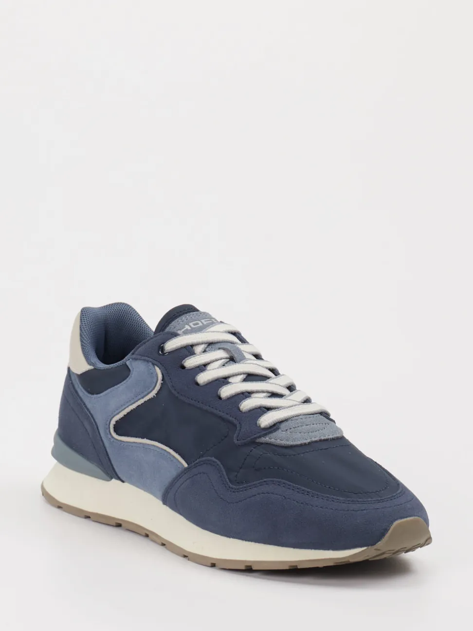 THE HOFF BRAND – Sneaker aus Textil und Lederoptik marineblau
