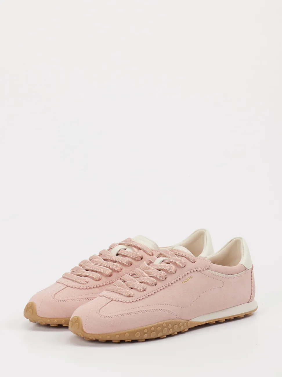 THE HOFF BRAND – Sneaker aus Veloursleder altrosa