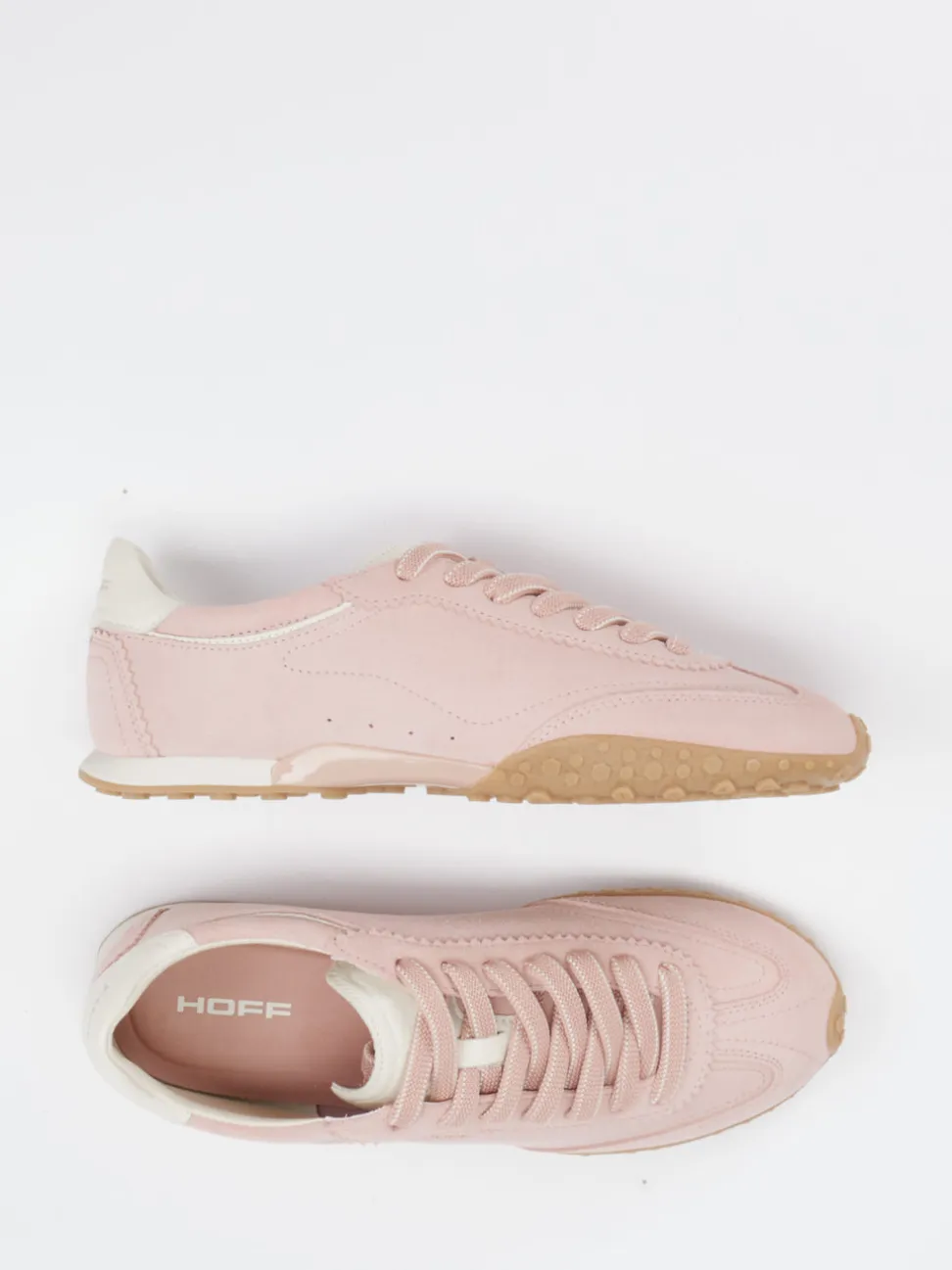 THE HOFF BRAND – Sneaker aus Veloursleder altrosa
