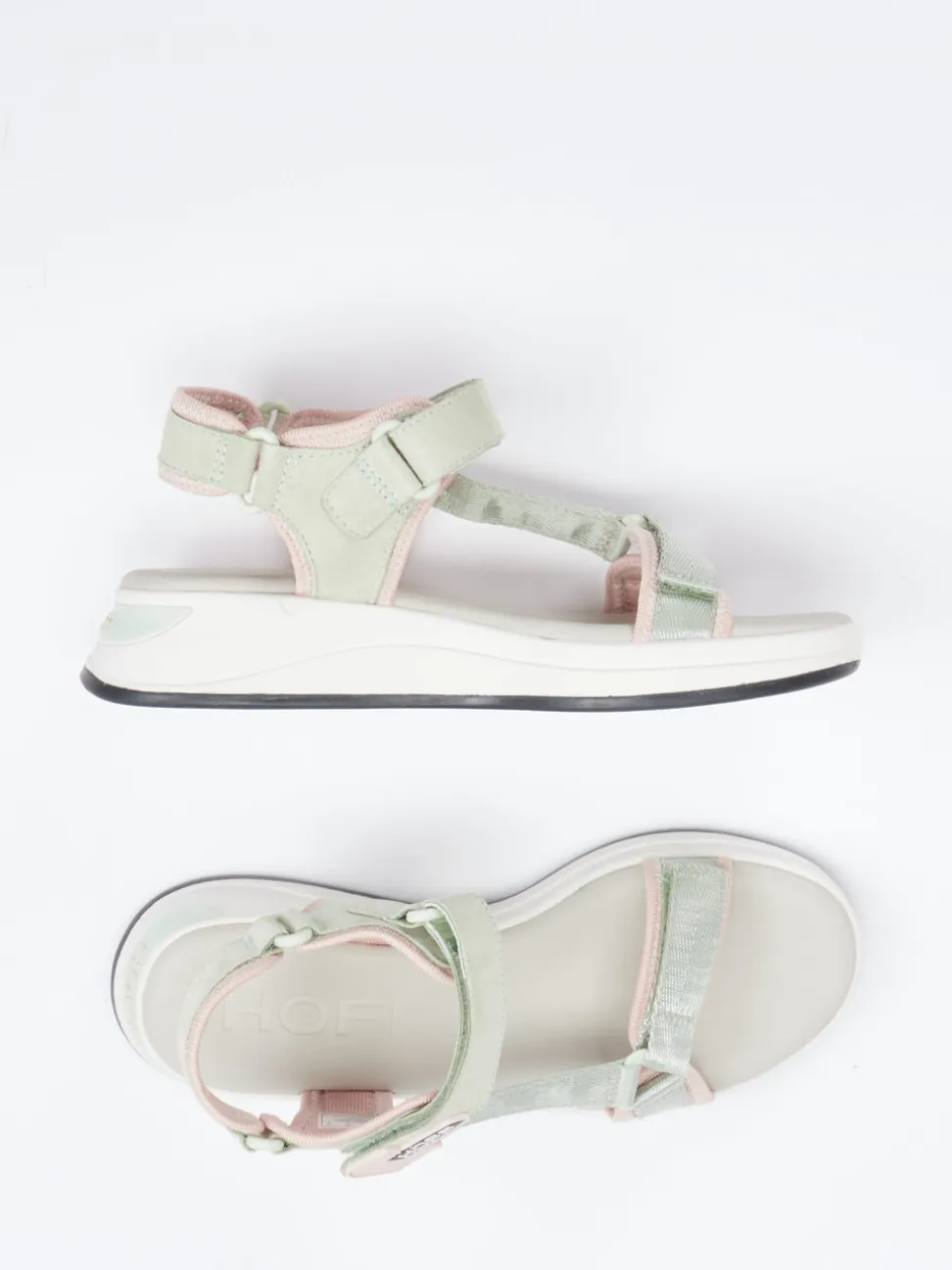 THE HOFF BRAND – Trekking-Sandalen aus Textil grün