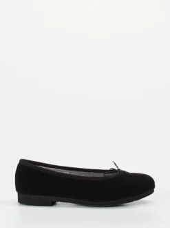 Thierry Rabotin – Ballerinas aus Veloursleder schwarz