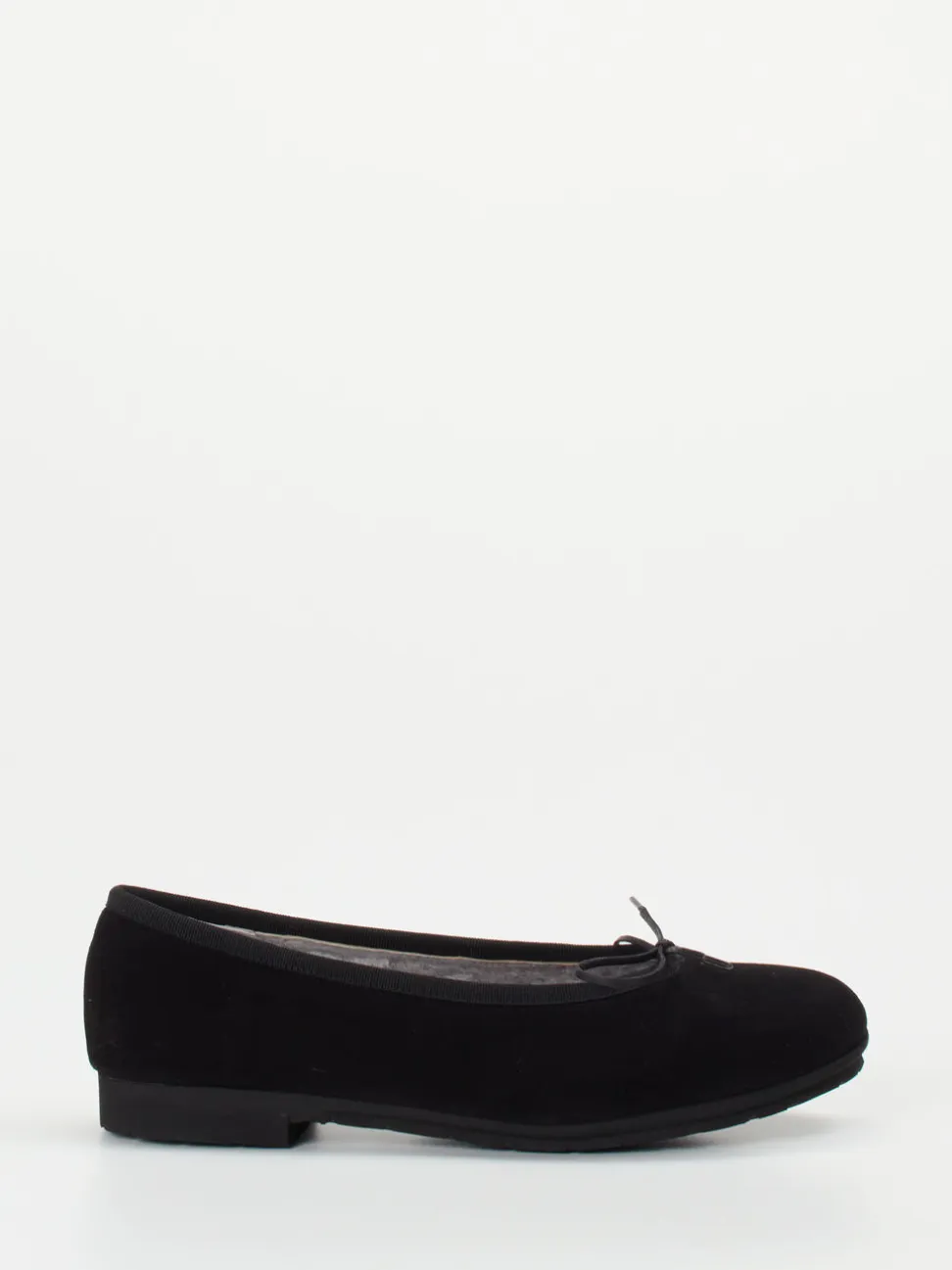 Thierry Rabotin – Ballerinas aus Veloursleder schwarz