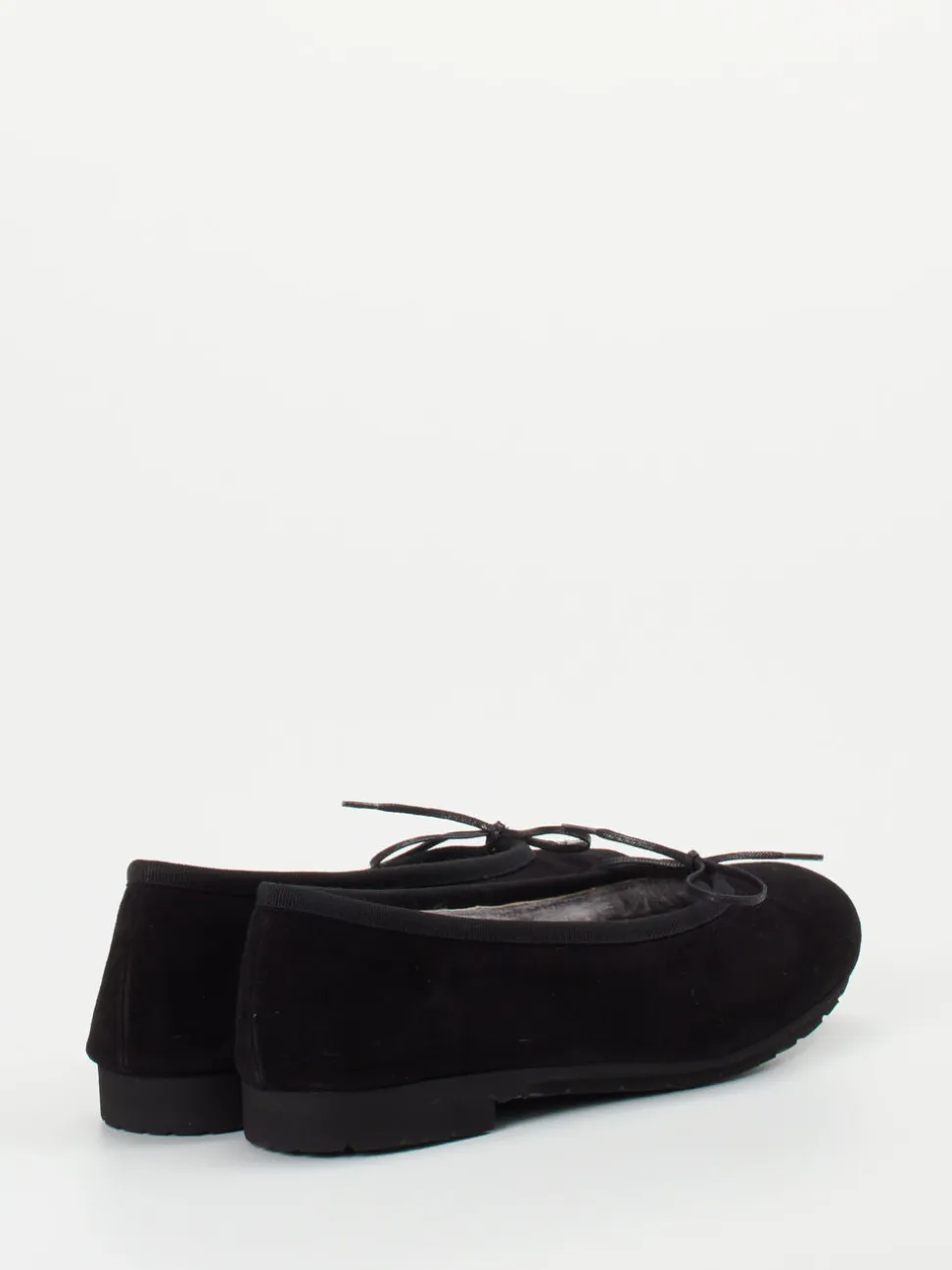 Thierry Rabotin – Ballerinas aus Veloursleder schwarz