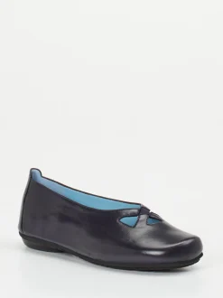 Thierry Rabotin – Ballerinas aus Lammleder Dunkelblau