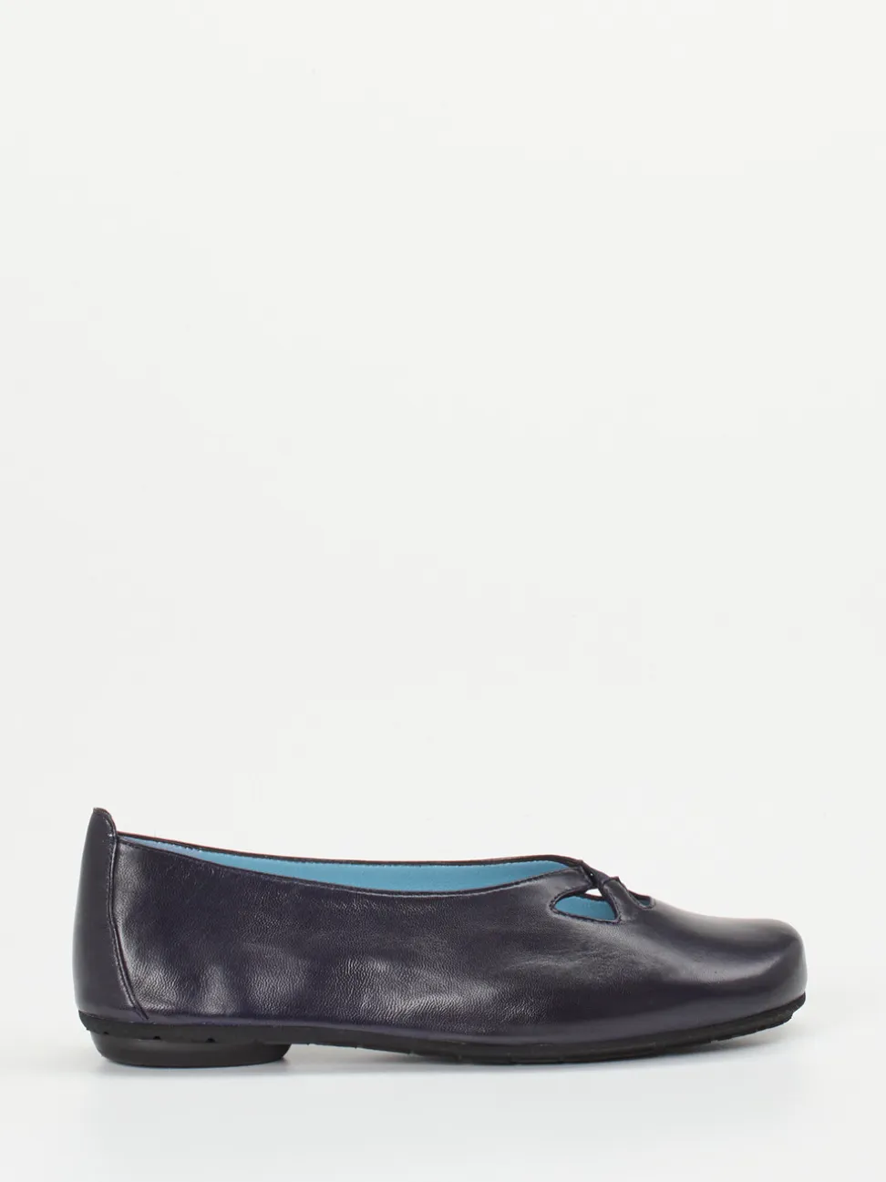 Thierry Rabotin – Ballerinas aus Lammleder Dunkelblau