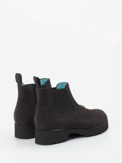 Thierry Rabotin – Chelsea Boots aus Veloursleder anthrazit