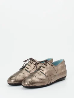 Thierry Rabotin – Derby-Schnürschuh aus Metallicleder grau