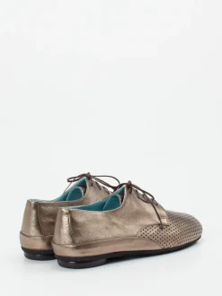 Thierry Rabotin – Derby-Schnürschuh aus Metallicleder grau