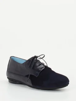 Thierry Rabotin – Derby-Schnürschuhe aus Veloursleder Blau