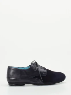 Thierry Rabotin – Derby-Schnürschuhe aus Veloursleder Blau