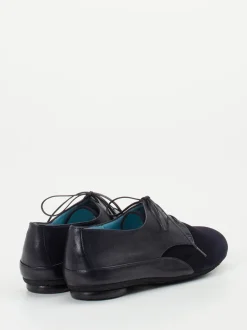 Thierry Rabotin – Derby-Schnürschuhe aus Veloursleder Blau