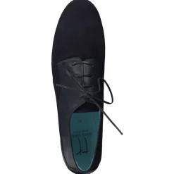 Thierry Rabotin – Derby-Schnürschuhe aus Veloursleder Blau