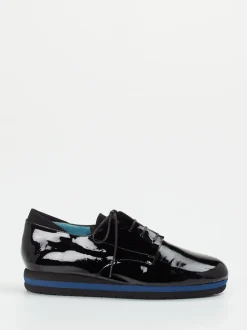 Thierry Rabotin – Derby-Schnürschuh aus Lackleder Schwarz