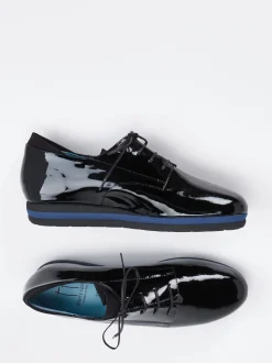 Thierry Rabotin – Derby-Schnürschuh aus Lackleder Schwarz