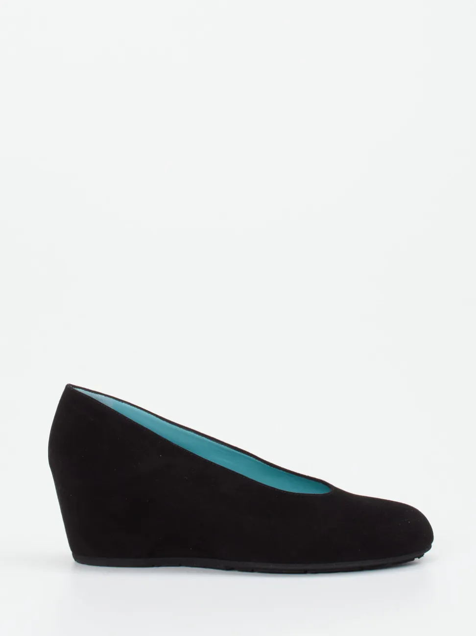 Thierry Rabotin – Keilpumps aus Veloursleder schwarz
