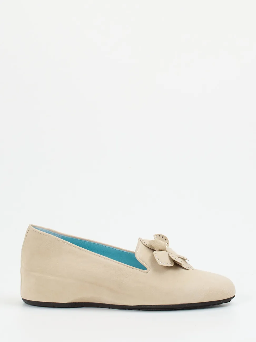 Thierry Rabotin – Keilpumps aus Veloursleder Beige
