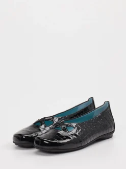 Thierry Rabotin – Komfort-Ballerinas aus Leder schwarz