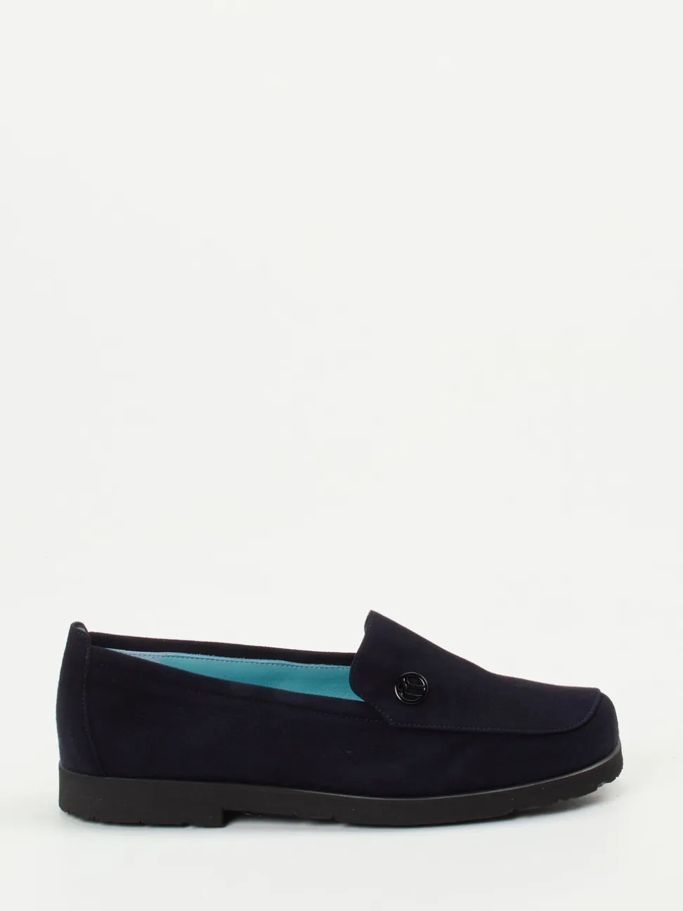 Thierry Rabotin – Loafer aus Veloursleder Dunkelblau
