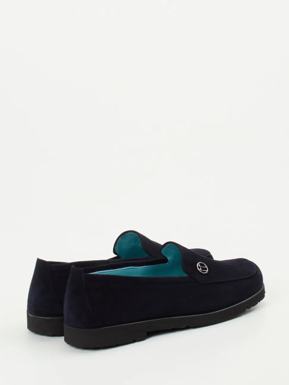 Thierry Rabotin – Loafer aus Veloursleder Dunkelblau
