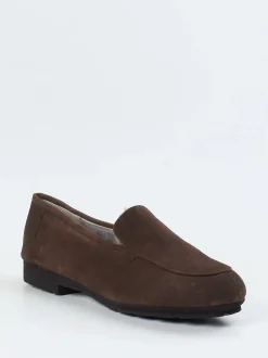 Thierry Rabotin – Loafer aus Veloursleder braun