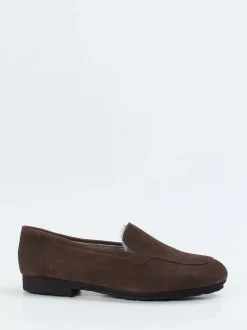 Thierry Rabotin – Loafer aus Veloursleder braun