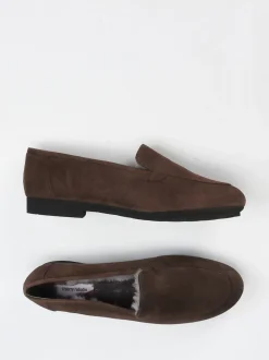 Thierry Rabotin – Loafer aus Veloursleder braun