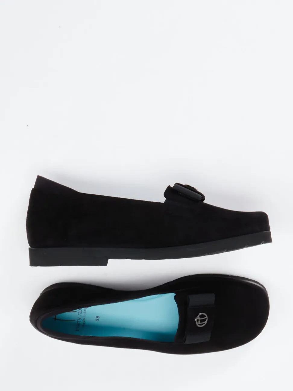 Thierry Rabotin – Loafer aus Veloursleder Schwarz