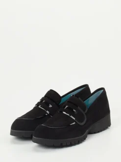 Thierry Rabotin – Loafer aus Veloursleder Schwarz