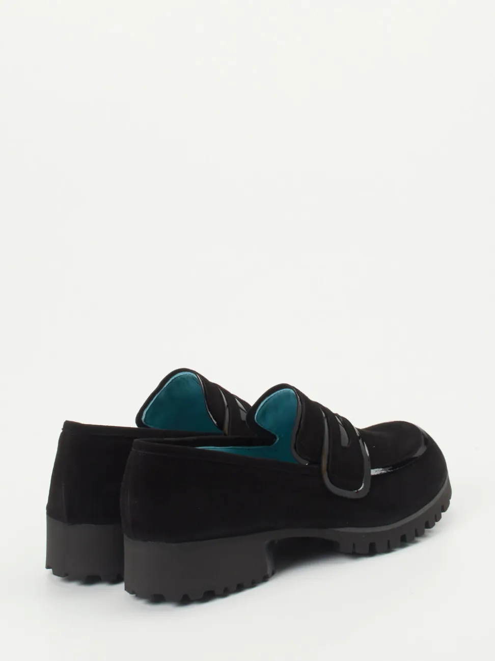 Thierry Rabotin – Loafer aus Veloursleder Schwarz