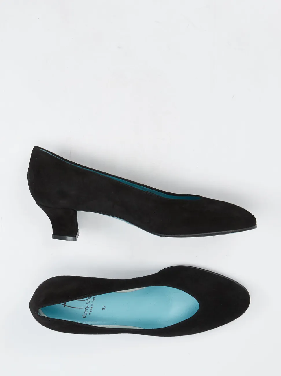 Thierry Rabotin – Pumps aus Veloursleder Schwarz
