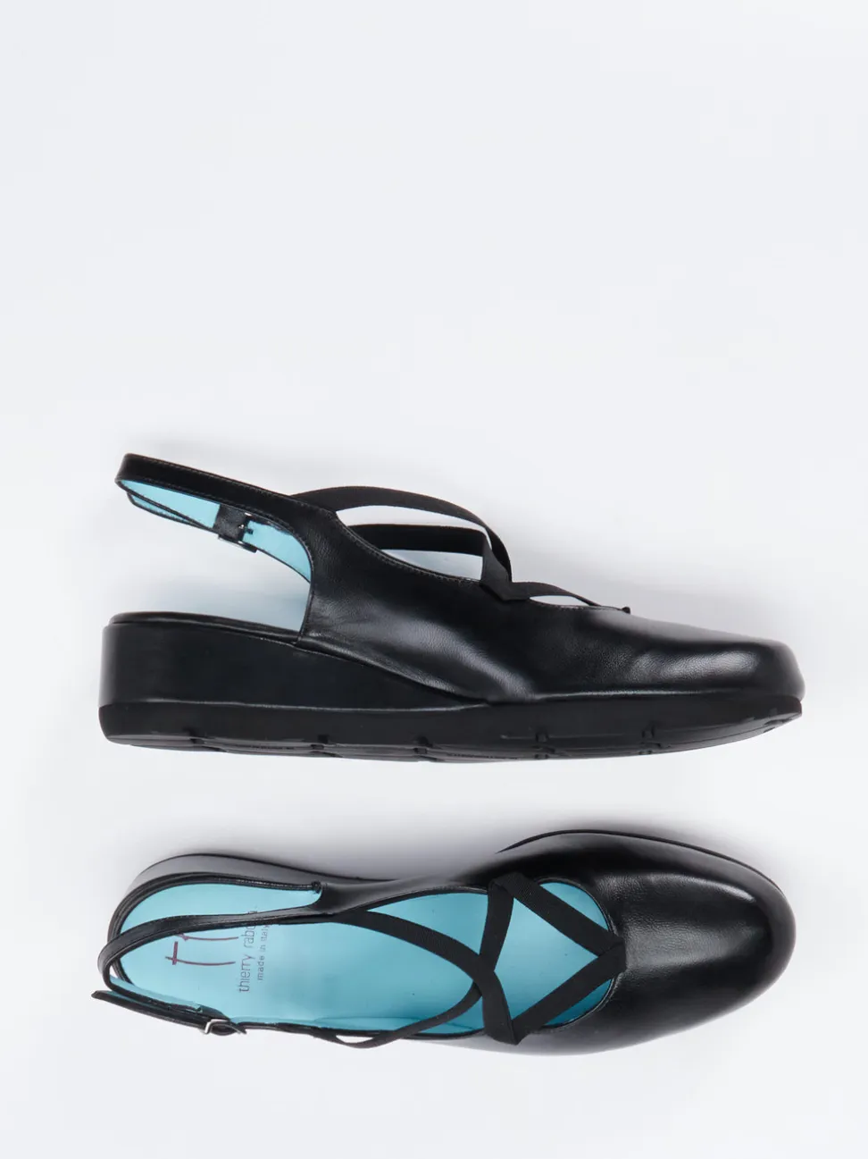 Thierry Rabotin – Slingpumps aus Lammleder Schwarz