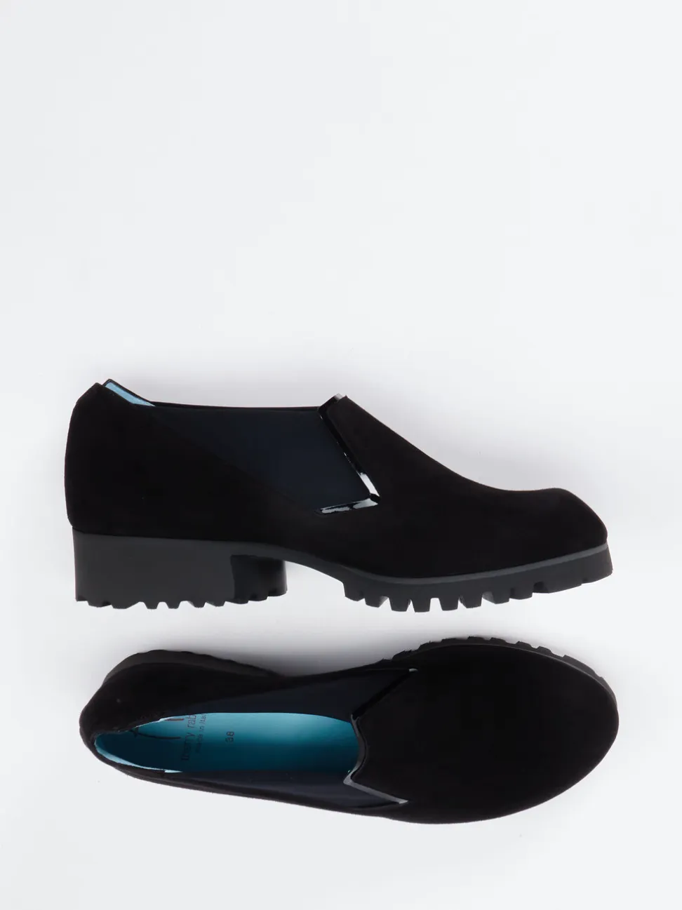 Thierry Rabotin – Slipper aus Veloursleder schwarz