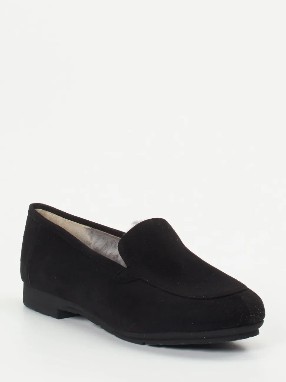 Thierry Rabotin – Slipper aus Veloursleder Schwarz