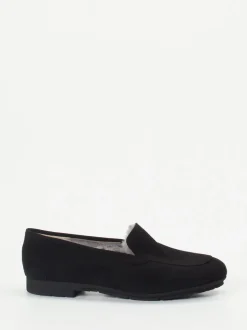 Thierry Rabotin – Slipper aus Veloursleder Schwarz