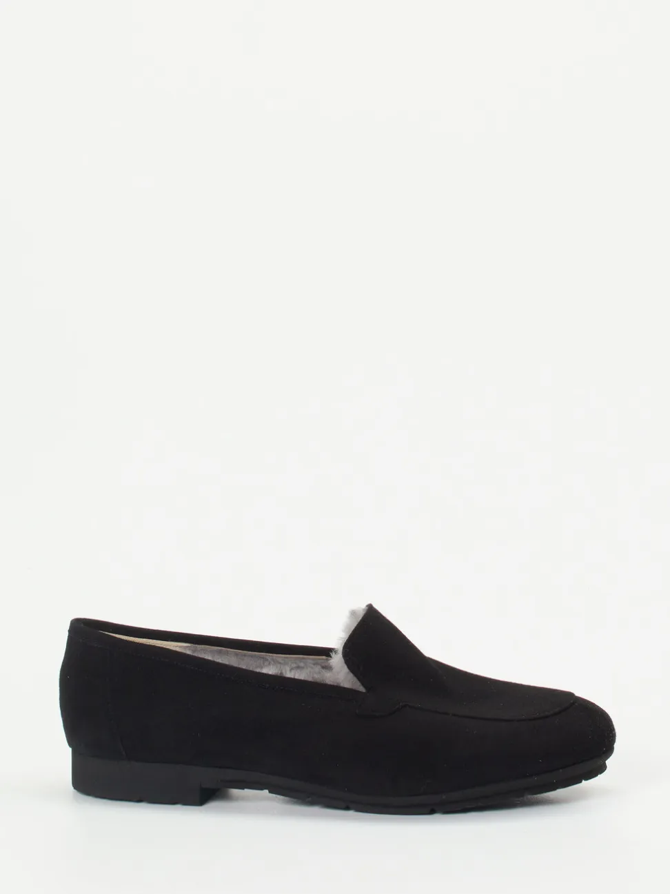 Thierry Rabotin – Slipper aus Veloursleder Schwarz