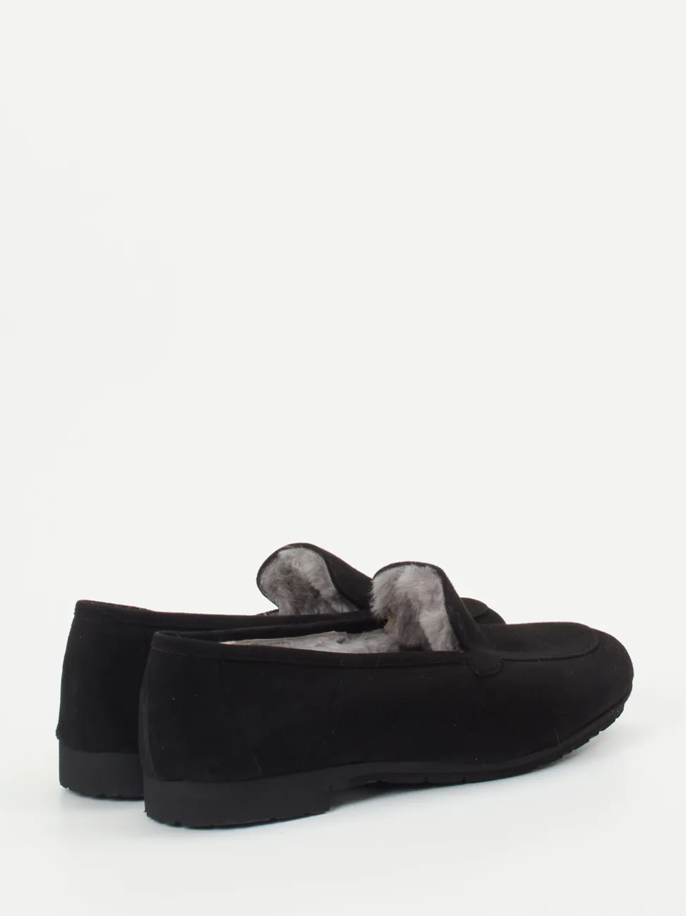 Thierry Rabotin – Slipper aus Veloursleder Schwarz