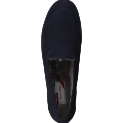 Thierry Rabotin – Slipper aus Veloursleder Dunkelblau