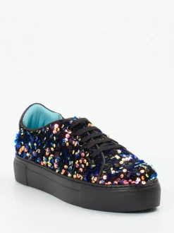 Thierry Rabotin – Sneaker aus Metallic mit Pailletten