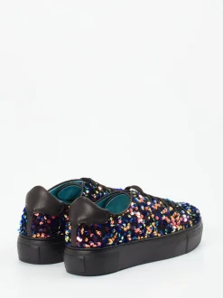 Thierry Rabotin – Sneaker aus Metallic mit Pailletten