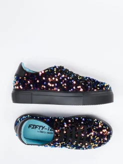 Thierry Rabotin – Sneaker aus Metallic mit Pailletten