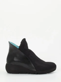 Thierry Rabotin – Stiefelette aus Textil und Lammnappa